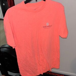 Simply Southern Men's Coral T-Shirt